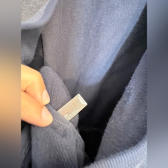 NWOT FREE PEOPLE  Such A Flirt Romper open back  - Midnight Navy - Picture 7 of 7